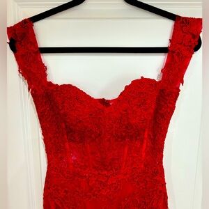 Red Evening Gown